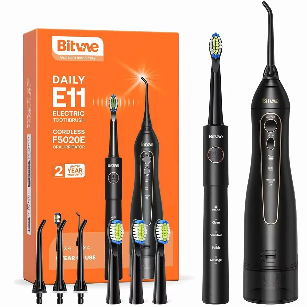 مسواک برقی و واترجت بیت وی E11+F5020E مسواک برقی و واترجت بیت وی E11+F5020E