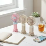 پنکه دستی شارژی مدل Mini Fan Rechargeable - Image 4