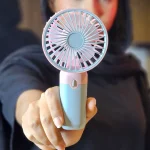 پنکه دستی شارژی مدل Mini Fan Rechargeable - Image 6