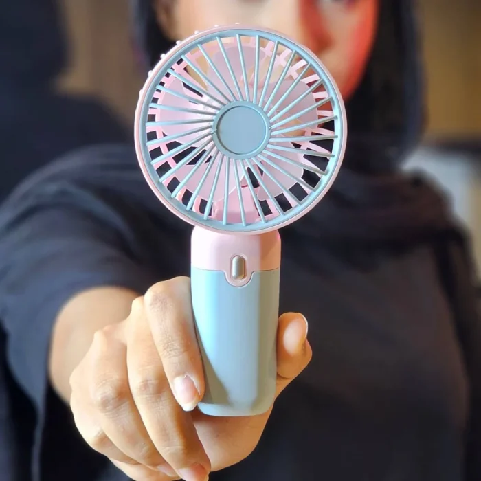 پنکه دستی شارژی مدل Mini Fan Rechargeable - Image 6